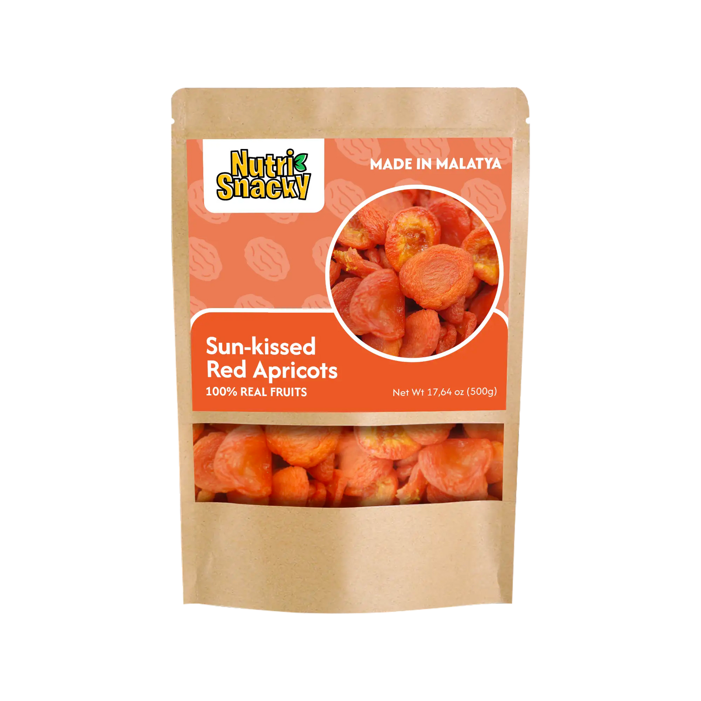 Sun-kissed Red Apricots, 500 gr