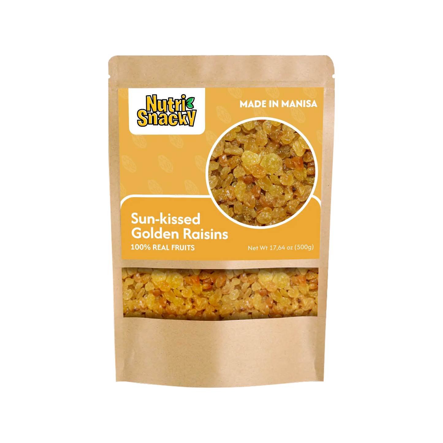 Sun-kissed Golden Raisins, 500 gr